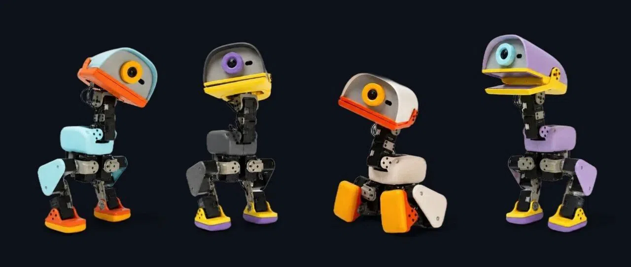 microduck：会打滚、会自己爬起来的开源双足机器人